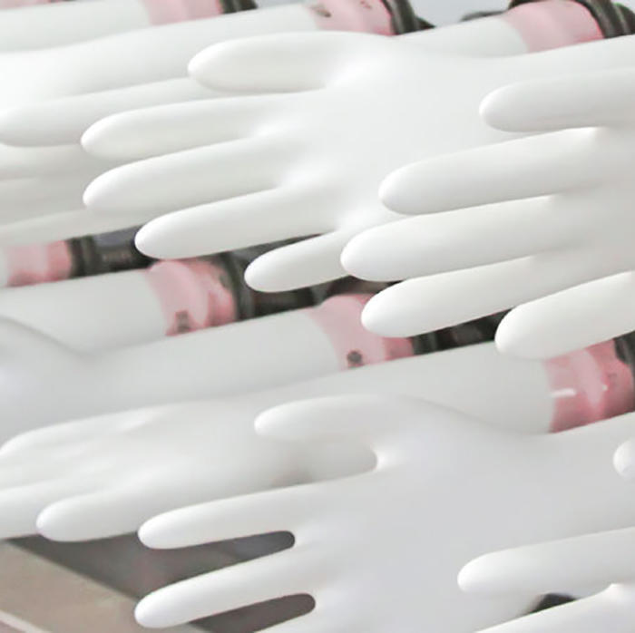 پوشش پلیمری دستکش یکبار مصرف